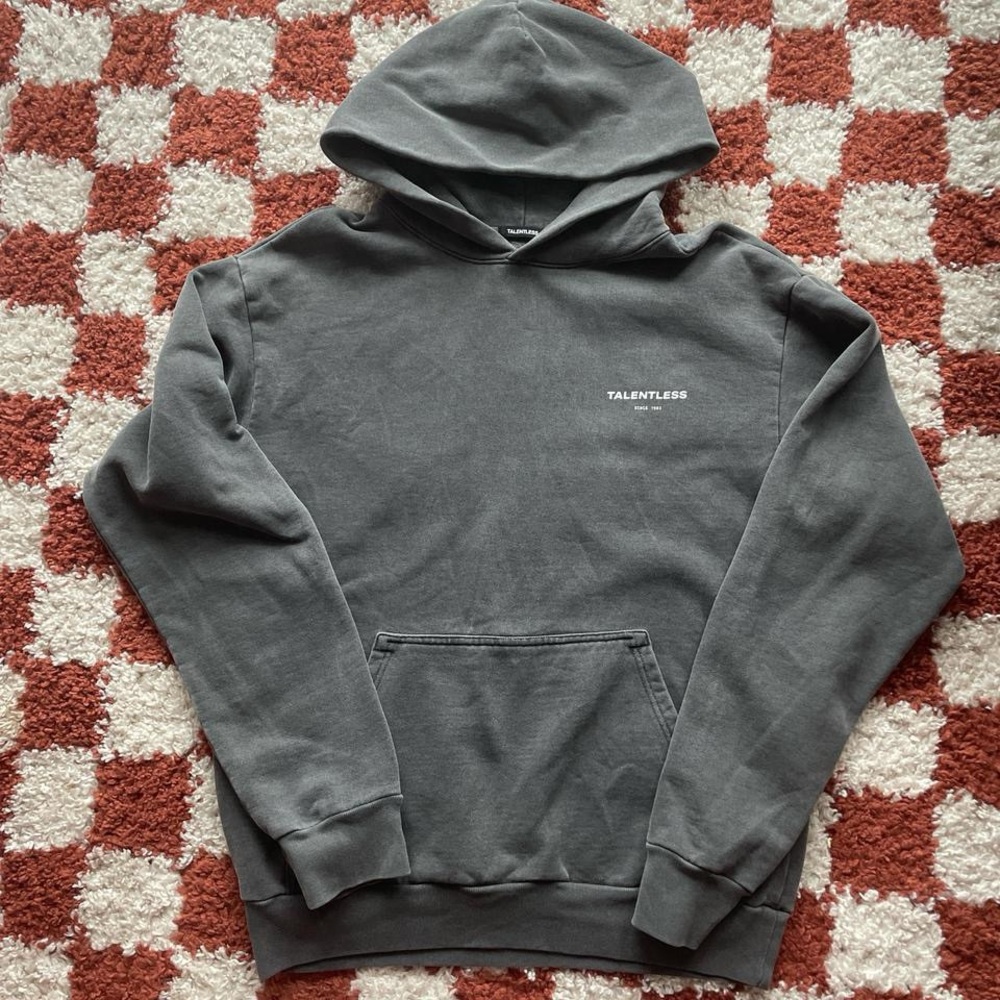 Talentless Steel Grey Hoodie